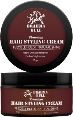 

Brahma Bull Hair Styling Cream (Pack of 2) Cream(100 g)