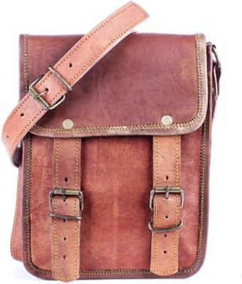 

PINO Messenger Bag(Tan, Brown), Brown;tan