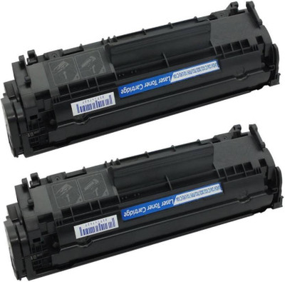 

HIGH QUALITY Q2612A / 12A Toner Cartridges (Twin Pack) for HP LaserJet - 1010, 1012, 1015, 1018, 1020, 1022, 1022n, 3020, 3030, 3050, 3052, 3055, M1005, M1319f Single Color Ink Toner(Black)