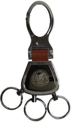 

Blue rider made like gun brown_141454 Key Chain
