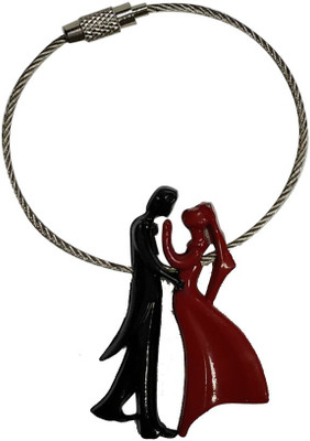 

Blue rider black and red couple_141445 Key Chain
