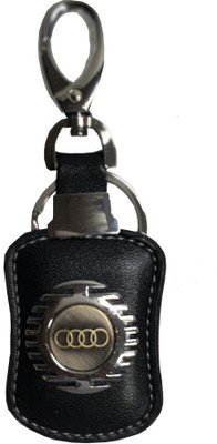 Blue rider audi leather_141441 Key Chain