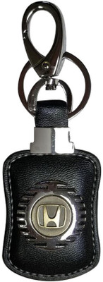 

Blue rider honda leather_141449 Key Chain