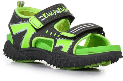 Liberty Boys Velcro Sports Sandals(Green