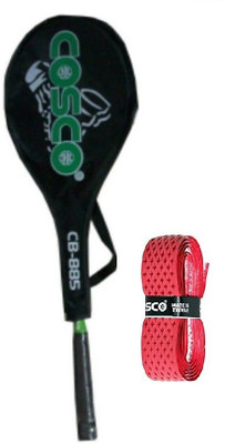 

Cosco Combo of Two- one 'CB 885' Badminton racket and one 'Extra Life' Badminton Grip (Color On Availability)- Badminton Kit