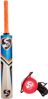 

SG Cricket Practice Combo - Phoenix Xtreme Kashmir Willow Cricket Bat, Size 6 + I-ball Hanging Practice Ball Cricket Kit(Bat Size: 6 (Age Group 11 - 13 Years))
