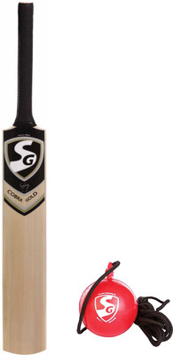 

SG Cricket Practice Combo - Cobra Gold Kashmir Willow Cricket Bat, Short Handle + I-ball Hanging Practice Ball Cricket Kit(Bat Size: Short Handle(Age Group 15+ Years))