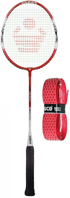 

Cosco Combo of Two- one 'CB 200 Power' Badminton racket (Full Cover) and one 'Extra Life' Badminton Grip (Color On Availability)- Badminton Kit