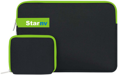 

Star NV Bags 15.6 inch Expandable Sleeve/Slip Case(Black), Green black