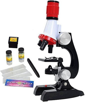 

Generic Lanlan 1Pcs Science Kits For Kids Beginner Microscope With Led 100X 400X And 1200X Help Kids Explore The Mystery Of Science(Multicolor)