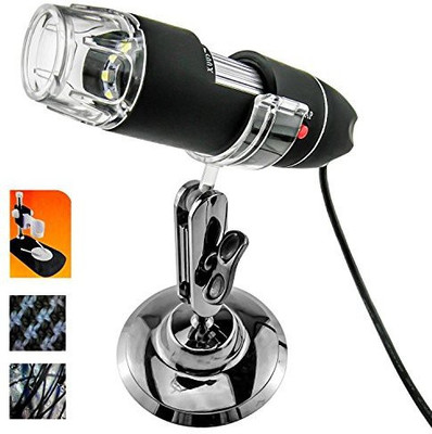 

Generic Science Purchase - Portable 2Mp 50X-500X Magnification 8-Led Usb Digital Microscope Endoscope With Stand For Education(Multicolor)
