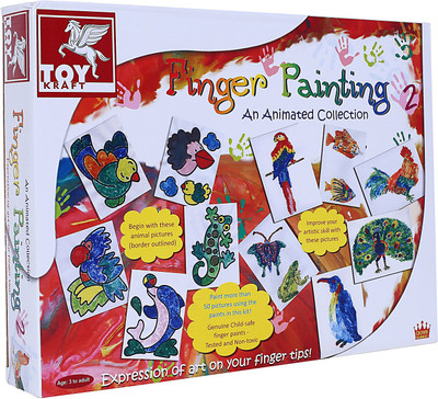 

Toy Kraft Finger Painting Kit(Multicolor)
