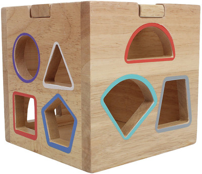 

Hamleys Wooden Shape Sorter Toy(Multicolor)