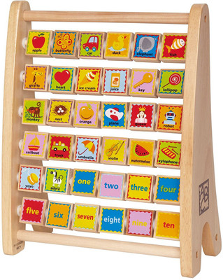 

Hape Alphabet Abacus(Multicolor)