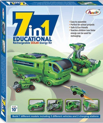 

Generic Annie 7 In 1 Educational Rechareable Solar E Kit Multi Color(Multicolor)