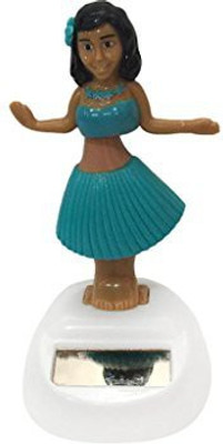 

Generic Kanzd Hawaii Girl Shaking Head Doll Solar Powered Dancing Animal Swinging Animated Bobble Dancer Toy Car Decor(Multicolor)