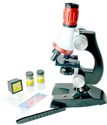 

Generic Microscope ,Besde Microscope Kit Lab Led 100X-1200X Educational Toy Gift (A, White)(Multicolor)