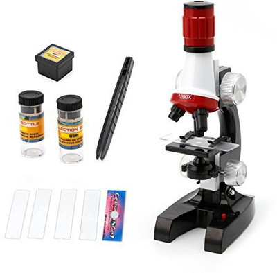 

Generic Kocome Kids Educational Microscope Kit Science School Magnifying Tool Set With Tweezers(Multicolor)