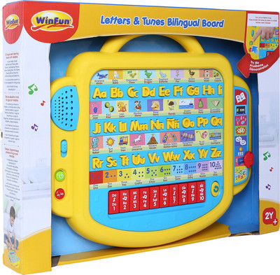 

Winfun Letter Tunes Bilingual Boards(Multicolor)