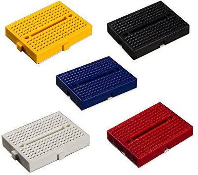 

Generic Iduino 5Pcs Mini 170 Breadboard With Stitching Hole And Stickup For Arduino Protoshield(Multicolor)