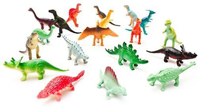 

Fun Central Au078 Mini Vinyl Dinosaur Toys - Assorted Styles � 72 Count(Multicolor)