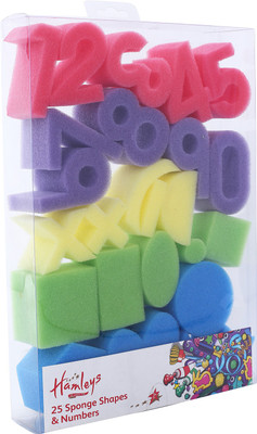 

Hamleys Number And Shapes Sponges(Multicolor)