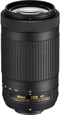 

Nikon AF-P DX NIKKOR 70 - 300 mm f/4.5 - 6.3G ED Lens Lens(Black, 150-600)
