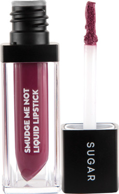 Sugar Smudge Me Not Liquid Lipstick 22 Mia Sangria(Purple, 4.5 ml)