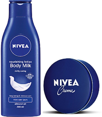 

Nivea BODY MILK 200ML + CREME 60ML(200 ml)