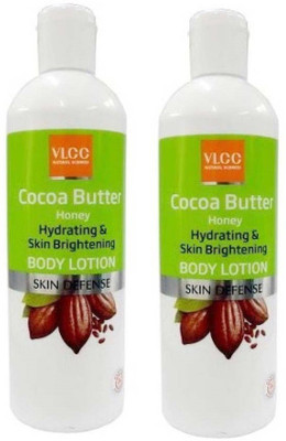

VLCC Cocoa Butter Hydrating And Skin Brightening Body Lotion, (200 ml) pack of 2(400 ml)