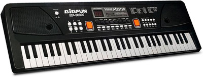 

Akshat ELECTRONIC KEY BOARD MINI KEYS! BIG FUN! BIGFUN BF- 630A1 61 KEYS PIANO(Black)