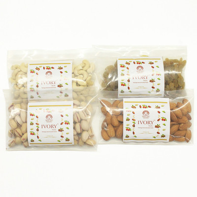 

Ivory Premium Dry Fruits Cashews, Almonds, Pistachios, Raisins(400 g, Pouch)