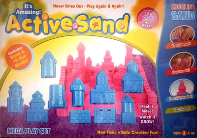 

Bonkerz Active Sand Mega Play House Set For Kids(Multicolor)