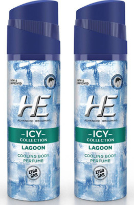 

HE ICY Collection LAGOON Cooling Body Perfume - 122 ml(For Men)