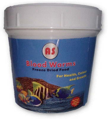 

a.s dried blood worm (26gm) 26 g Dry Fish Food