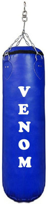 

Venom 6.5 Feet Long, PU Material, Blue Color, Unfilled with Hanging Chain Hanging Bag(6.5, 78 kg)