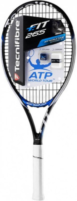 

Nivia TECNIFIBER FIT 265 Black Strung Tennis Racquet(G3, 265 g)