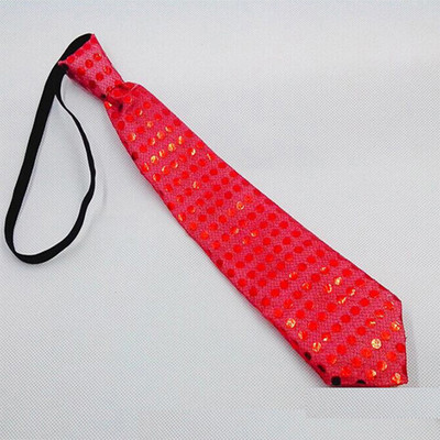 

Funcart Led Red Sequin Tie