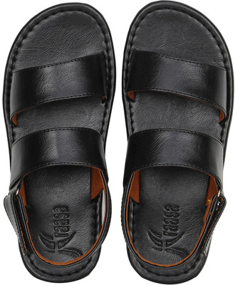 

Kraasa Men Black Flats