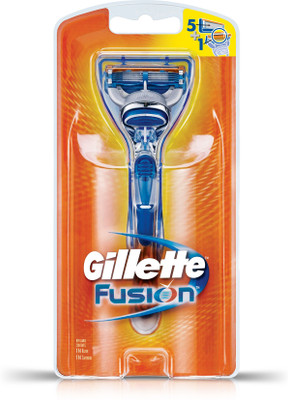 GILLETTE Fusion Men's Grooming Razor 5 Blades+ Precision Trimmer for Beard Styling (1 pc)