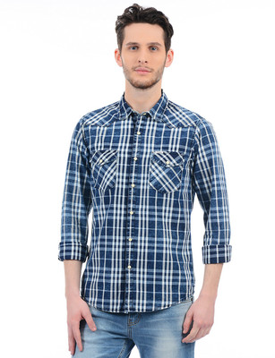 Flipkart Pepe Denim Shirts 60% OFF On Pepe Jeans Men Checkered