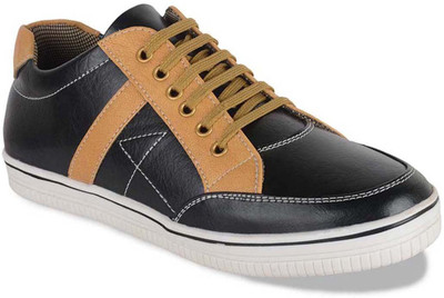 

Unifashion Sneakers For Men(Black, Beige