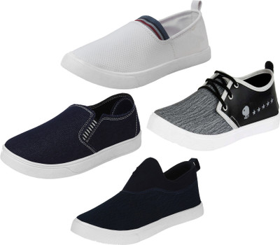 

World Wear Footwear Multicolor-Combo-(4)-724-717-753-757 Casuals For Men(Multicolor