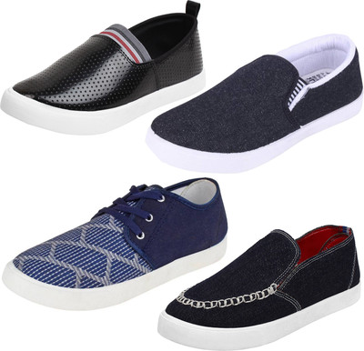 

Camfoot Multicolor-Combo-(4)-700-692-723-726 Casuals For Men(Multicolor