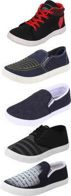 

Shoefly Multicolor-Combo-(5)-721-720-723-727-725 Sneakers For Men(Multicolor