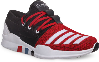 

Groofer KK-0602Blacl/Red Casuals For Men(Red