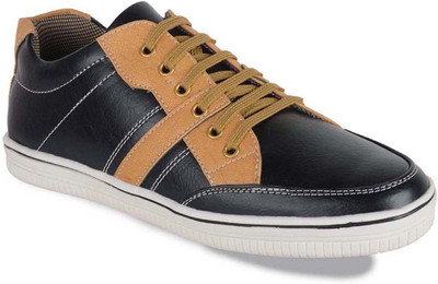 

Unifashion Sneakers For Men(Black, Beige