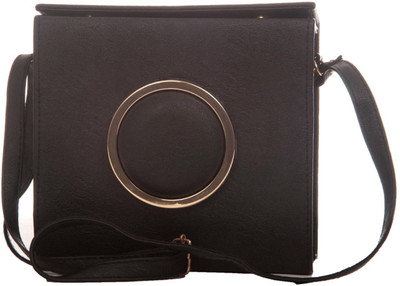 

Aliado Women Casual Black Leatherette Sling Bag