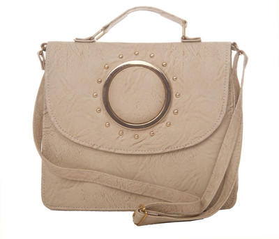 

Aliado Women Casual Yellow Leatherette Sling Bag