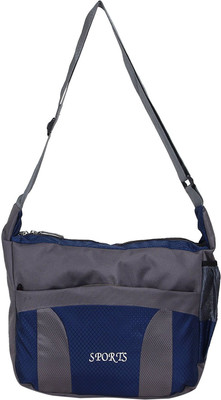 

Travalate Men & Women Casual Blue Canvas Sling Bag